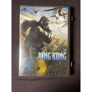 King Kong Full Screen DVD Peter Jackson 2005 Movie Film Disc Case